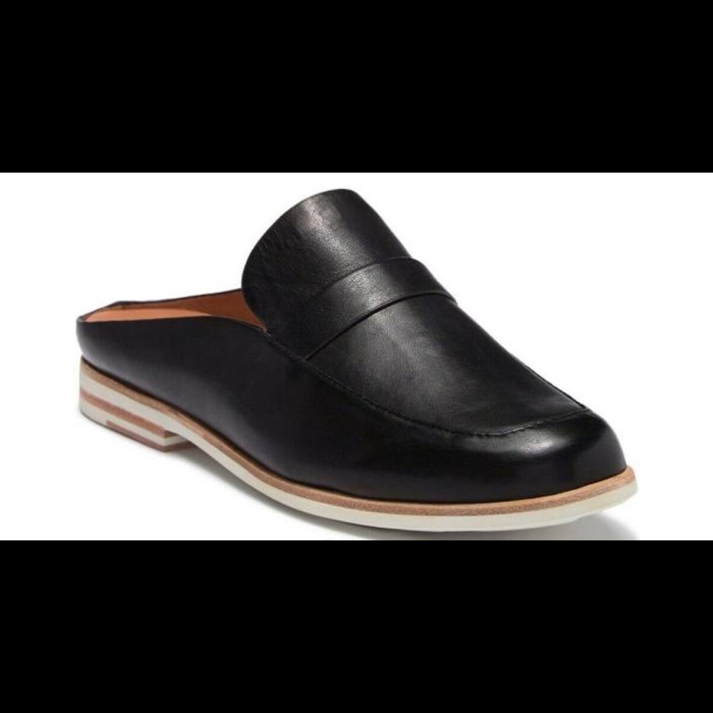 Leather Slip on mules